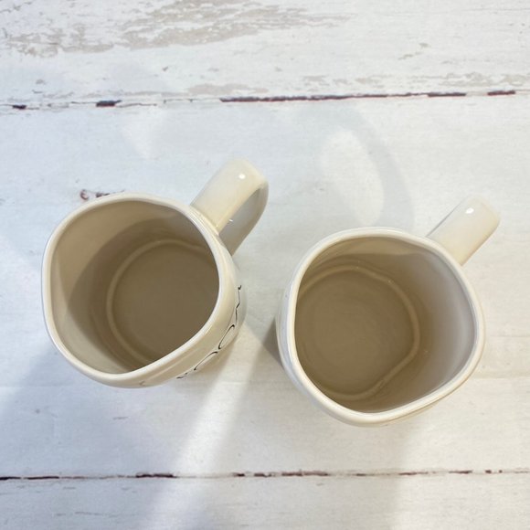 Rae Dunn Groom and Bride Coffee Mugs Artisan Collection Set of 2 - Picture 10 of 12